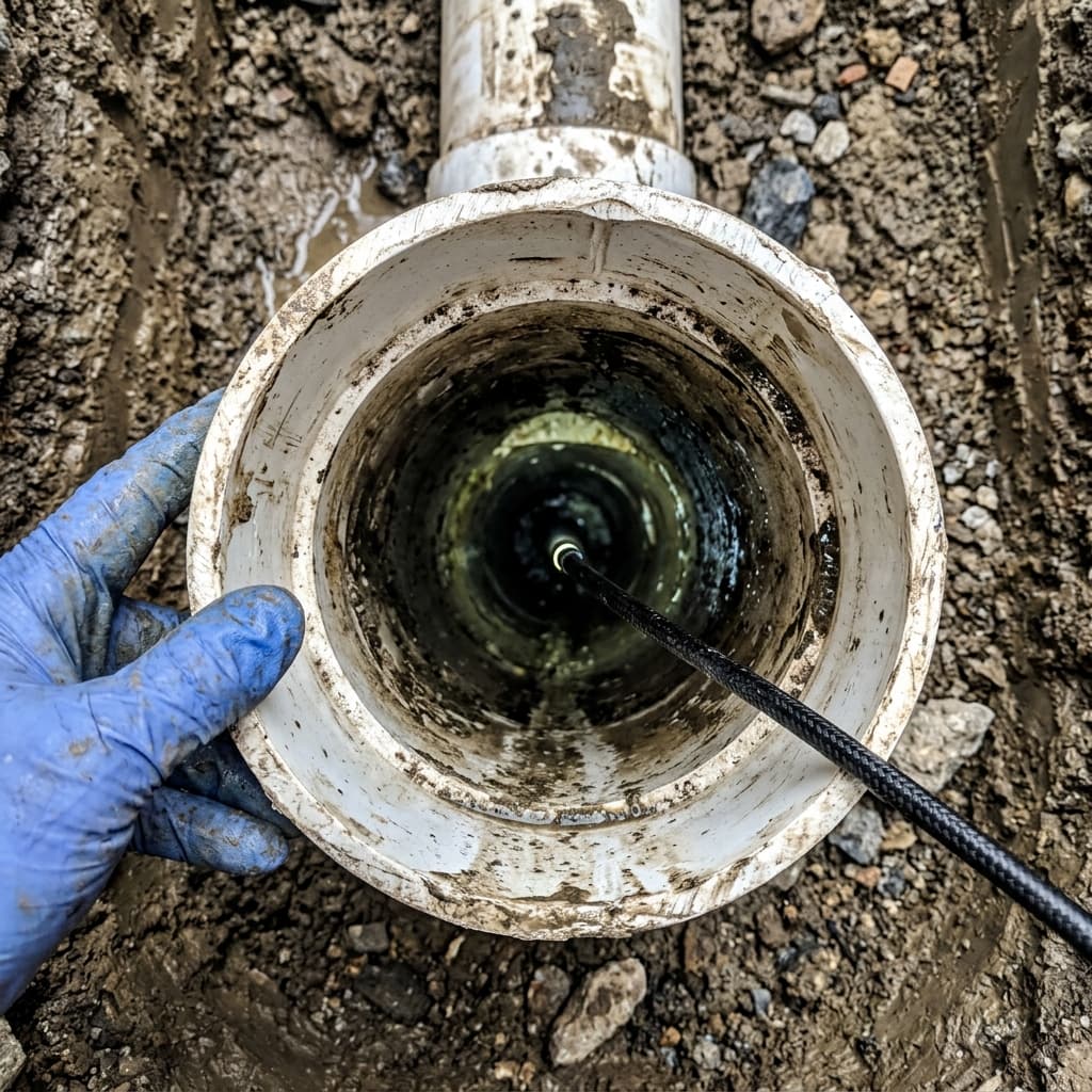Hydrocurage haute pression d'une canalisation par Débouchage Hanssens